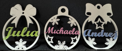 Adorno Navideño personalizado 12 und.