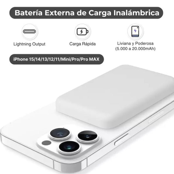 Bateria Magnetica Iphone y Android